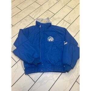 Vintage 90s timber wolves jacket by logo7 made in Korea size large